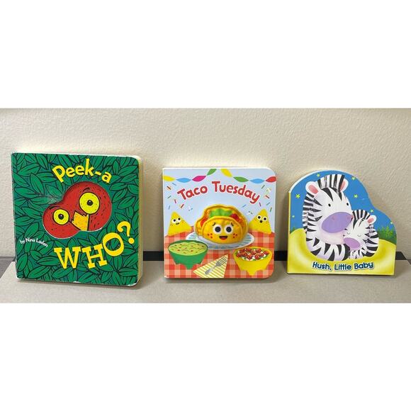 None Other - Set of 3 Toddler Board Books